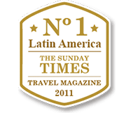 No.1 Latin America - The Sunday Times - Travel Magazine 2011