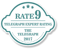 Rate 9 - Telegraph Expert Rating - The Telegraph 2017